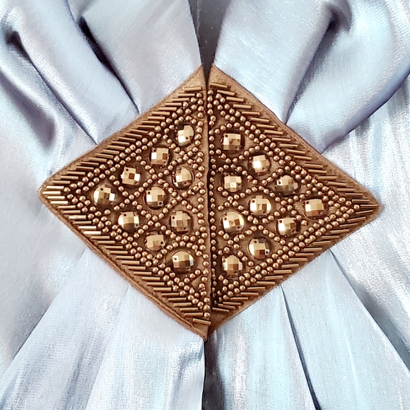 NWT! XSCAPE BY JOANNA CHEN FORMAL SATIN BLAZER SET (WITH CAMISOLE) sx10 - Picture 2 of 7